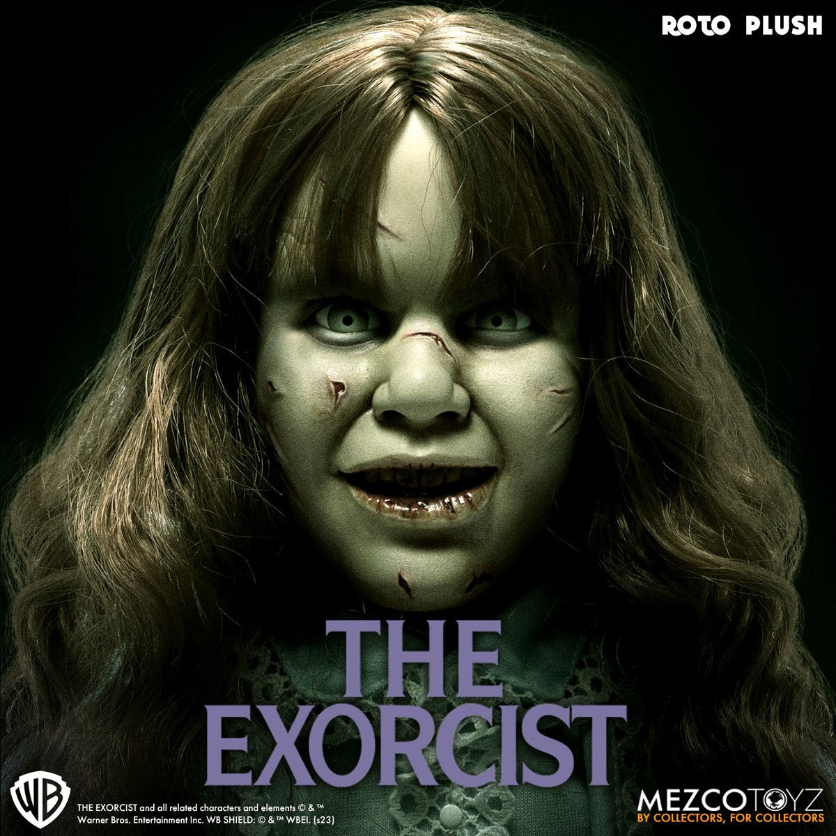 The Exorcist Regan MacNeil Mezco Designer Series 18-Inch Roto Plush Doll - Image 3