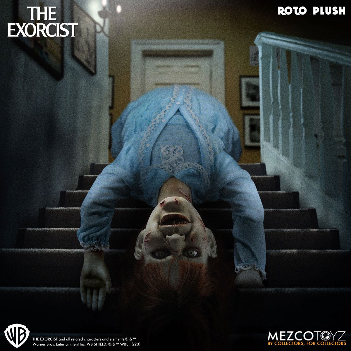 The Exorcist Regan MacNeil Mezco Designer Series 18-Inch Roto Plush Doll - Image 5