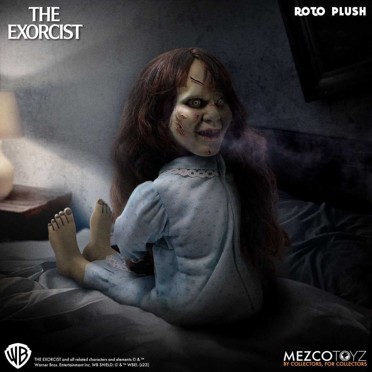The Exorcist Regan MacNeil Mezco Designer Series 18-Inch Roto Plush Doll - Image 7