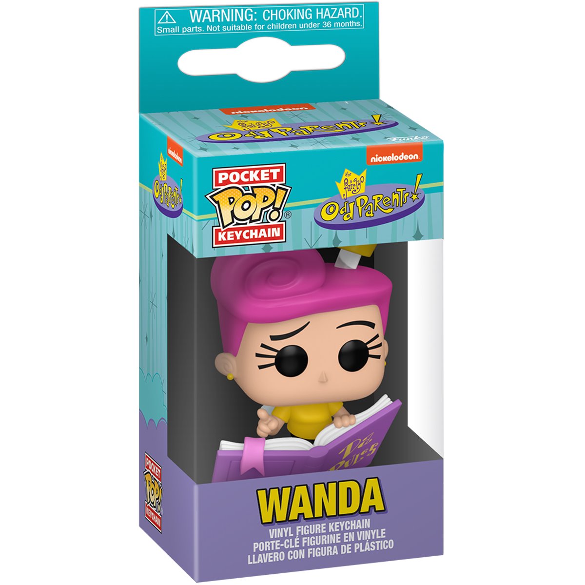 The Fairly OddParents Wanda with Da Rules Funko Pocket Pop! Key Chain - Image 2