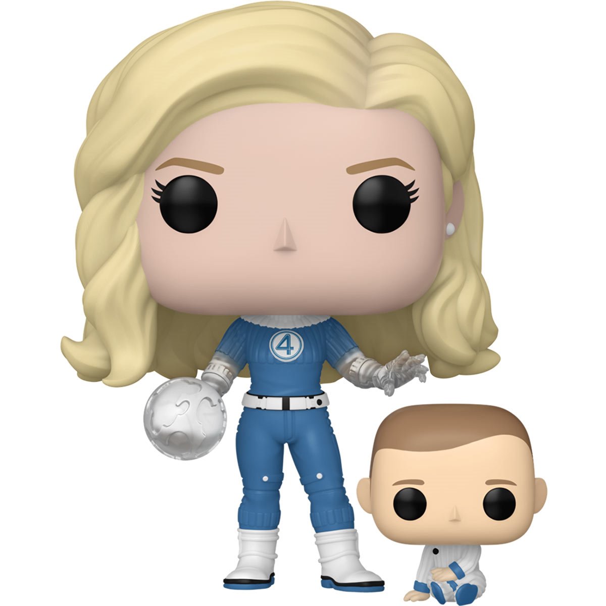 The Fantastic Four: First Steps Invisible Woman & Franklin Funko Pop! Vinyl Figure and Buddy #1514 - Image 2