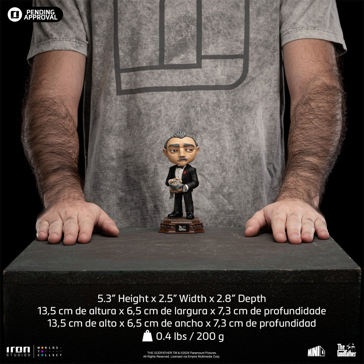 The Godfather Don Vito Corleone MiniCo Vinyl Figure - Image 7