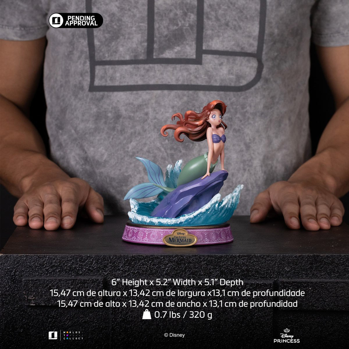 The Little Mermaid Ariel Anime Princess PVC Statue - Image 6
