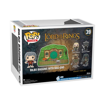 The Lord of the Rings Bilbo Baggins with Bag-End Pop! Town #39 - Image 3