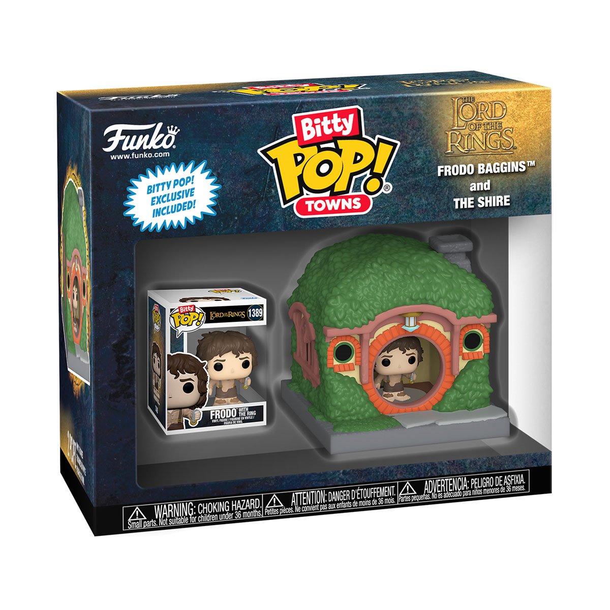 The Lord of the Rings Frodo Baggins and The Shire Funko Bitty Pop! Town - Image 3