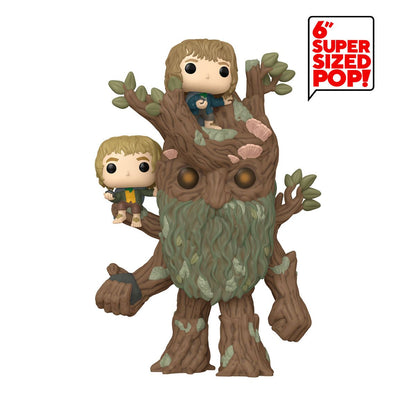 The Lord of the Rings Treebeard with Merry and Pippin Super 7-Inch Funko Pop! Vinyl Figure #1579 - Image 2