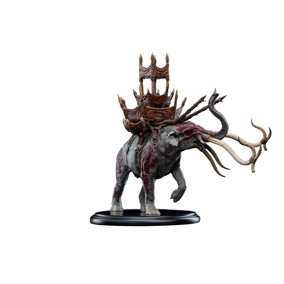 The Lord of the Rings Trilogy Mumak in Battle Miniature Statue - Image 2