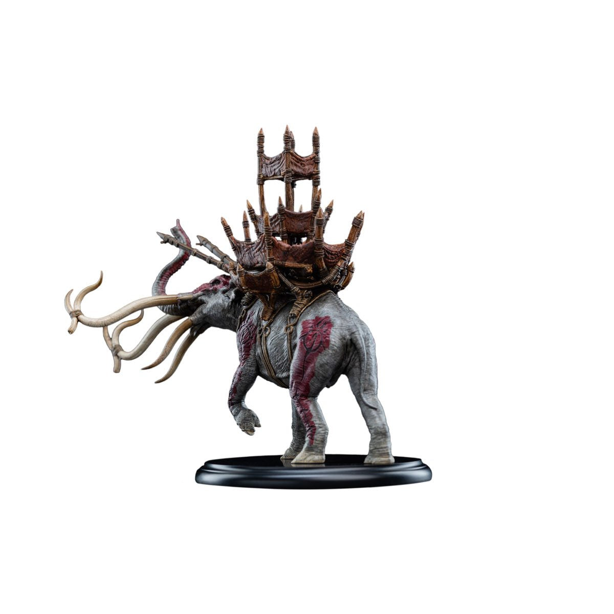 The Lord of the Rings Trilogy Mumak in Battle Miniature Statue - Image 7