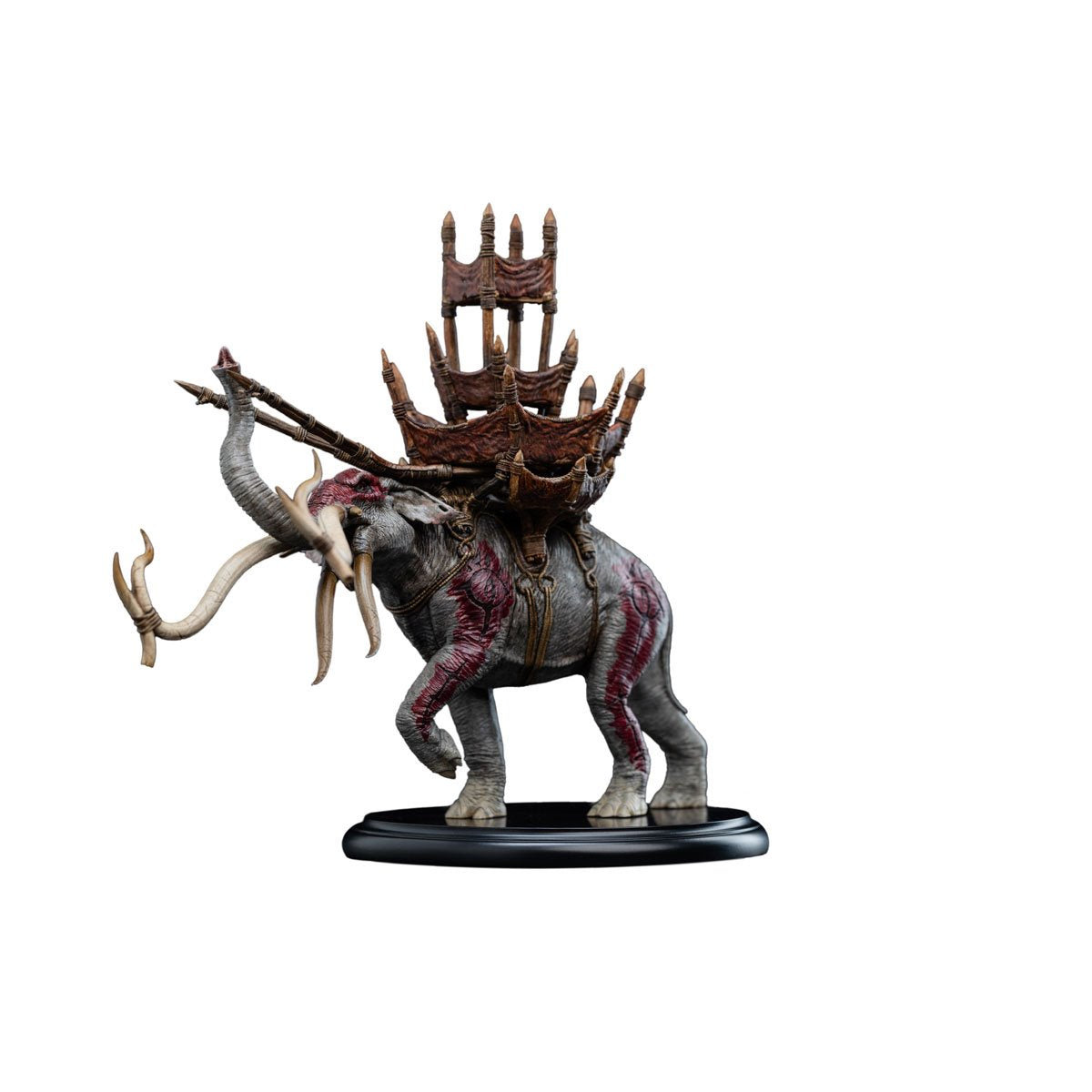 The Lord of the Rings Trilogy Mumak in Battle Miniature Statue - Image 9