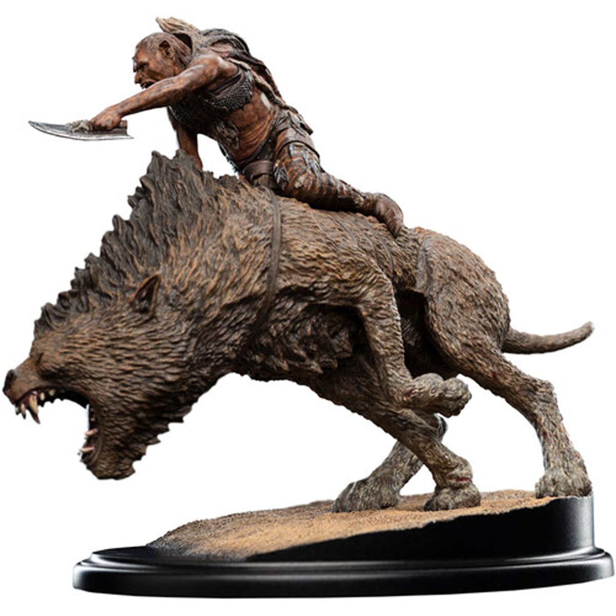 The Lord of the Rings Trilogy Sharku on Warg Miniature Polystone Statue - Image 7