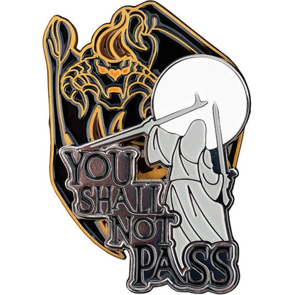 The Lord of the Rings Trilogy You Shall Not Pass Stackable Enamel Pin Set - Image 2