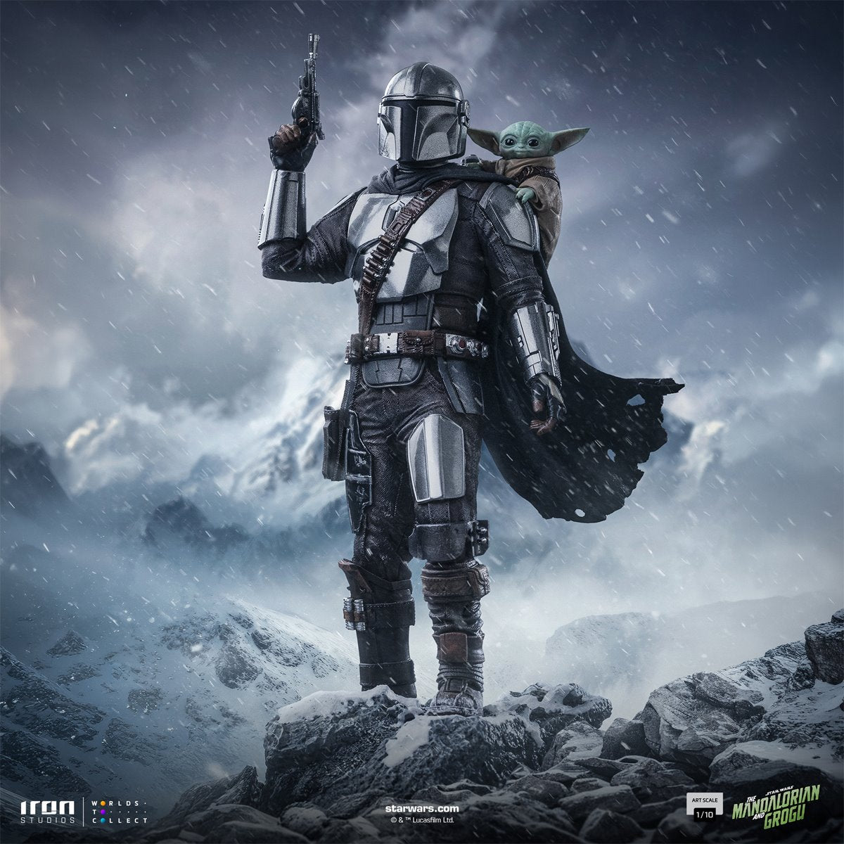 The Mandalorian and Grogu Movie Art Scale 1:10 Limited Edition Statue - Image 3