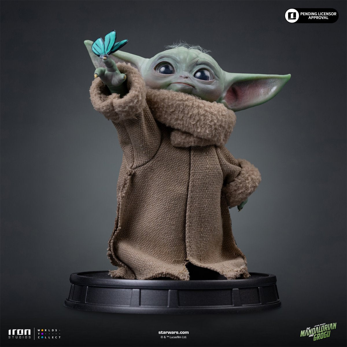 The Mandalorian and Grogu Movie Grogu Butterfly Wonder Limited Edition 1:4 Scale Statue - Image 3