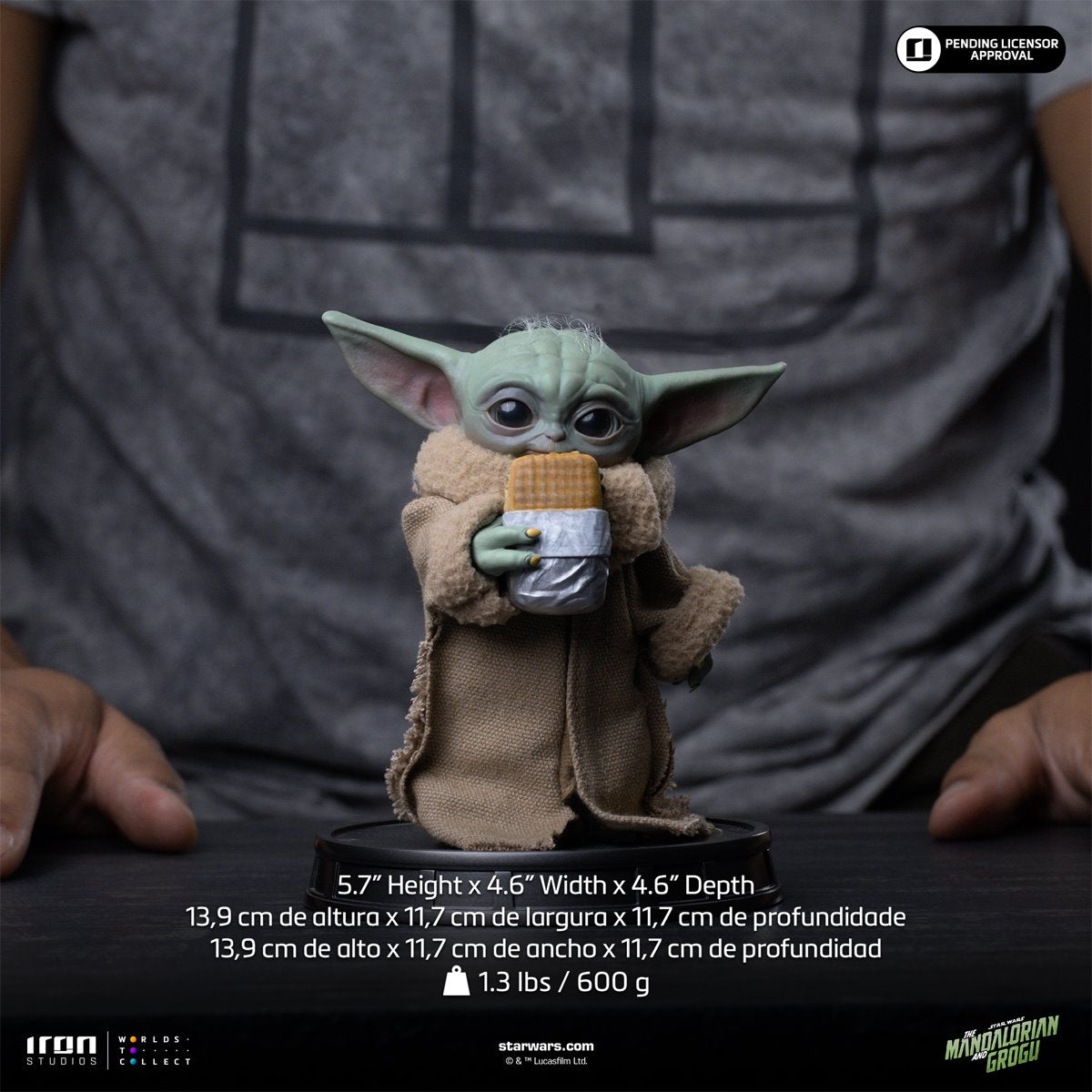 The Mandalorian and Grogu Movie Grogu Food Cart Snack Limited Edition 1:4 Scale Statue - Image 3