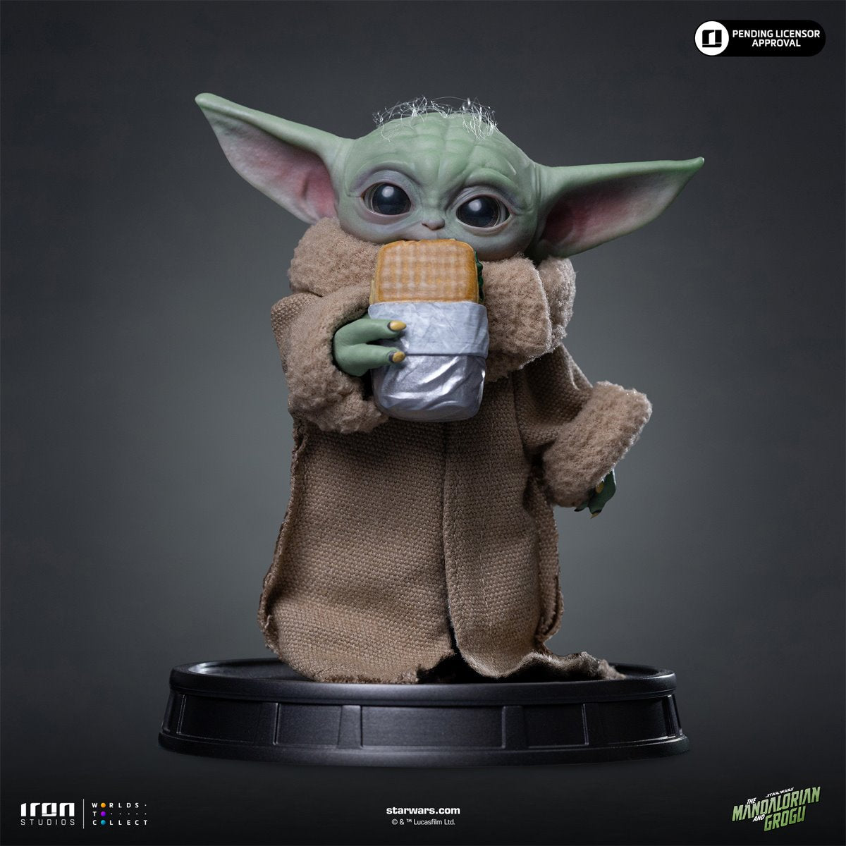 The Mandalorian and Grogu Movie Grogu Food Cart Snack Limited Edition 1:4 Scale Statue - Image 4