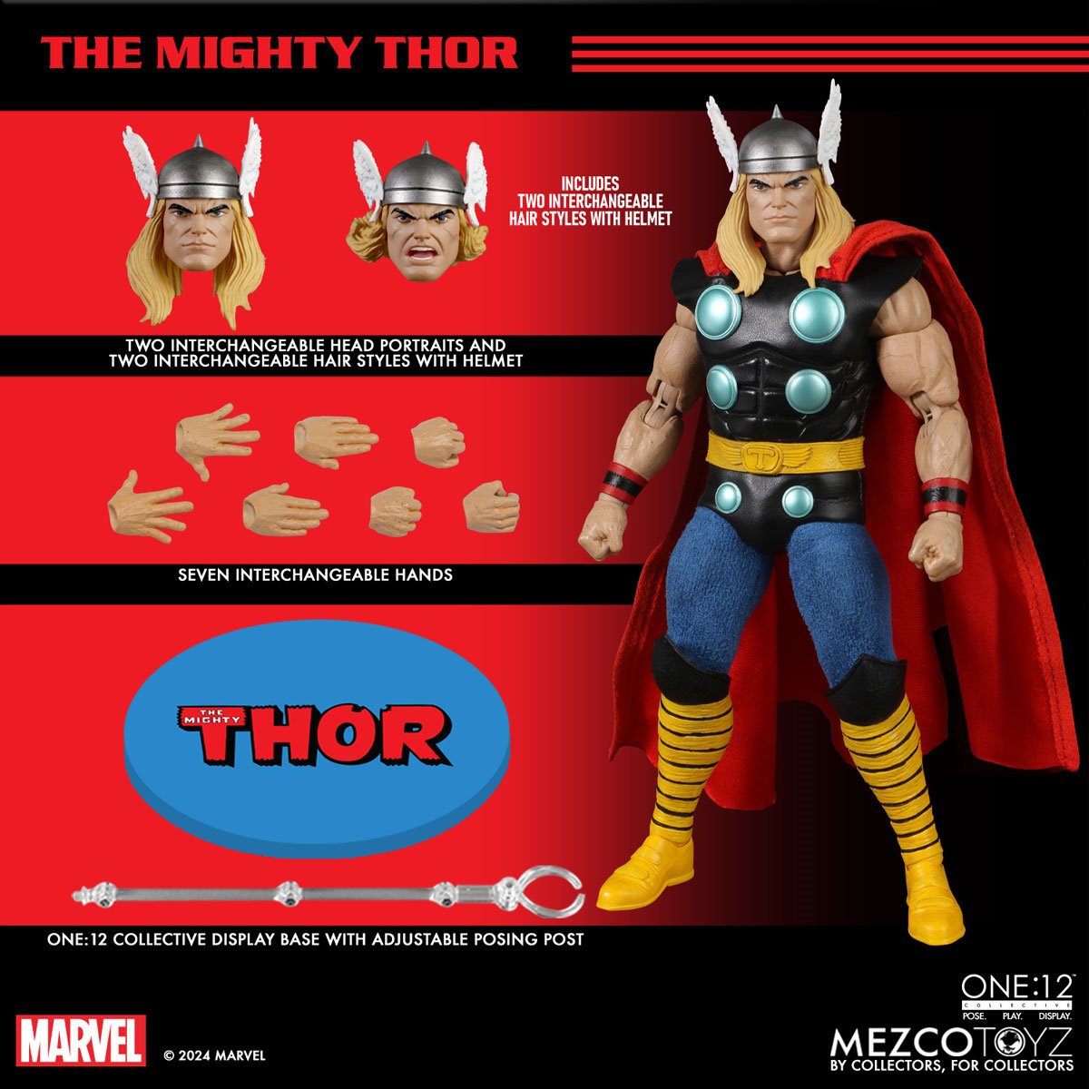 The Mighty Thor One:12 Collective Action Figure - ReRun - Image 3