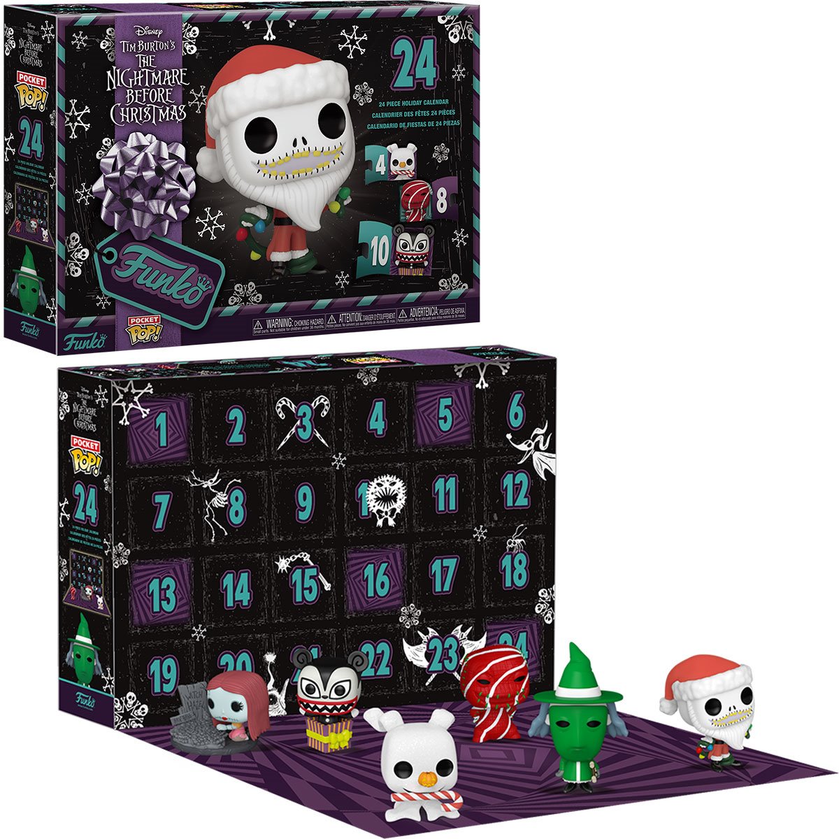 The Nightmare Before Christmas 2025 Edition Funko Pocket Pop! 24-Day Countdown Calendar