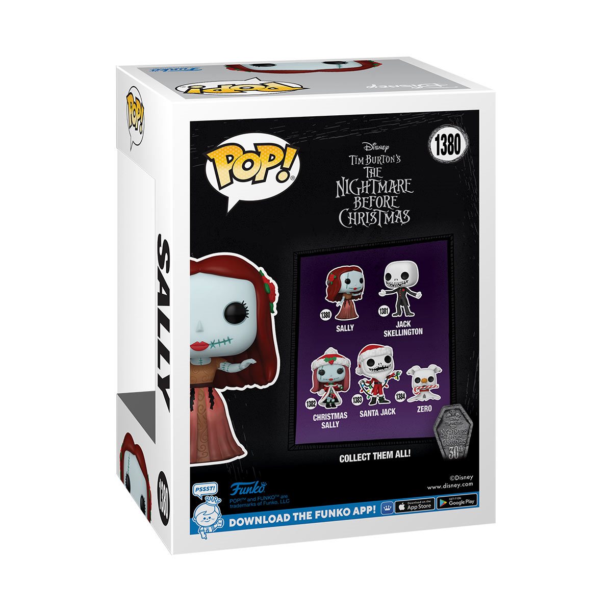 The Nightmare Before Christmas 30th Anniversary Formal Sally Funko Pop! Vinyl Figure #1380 - Image 3