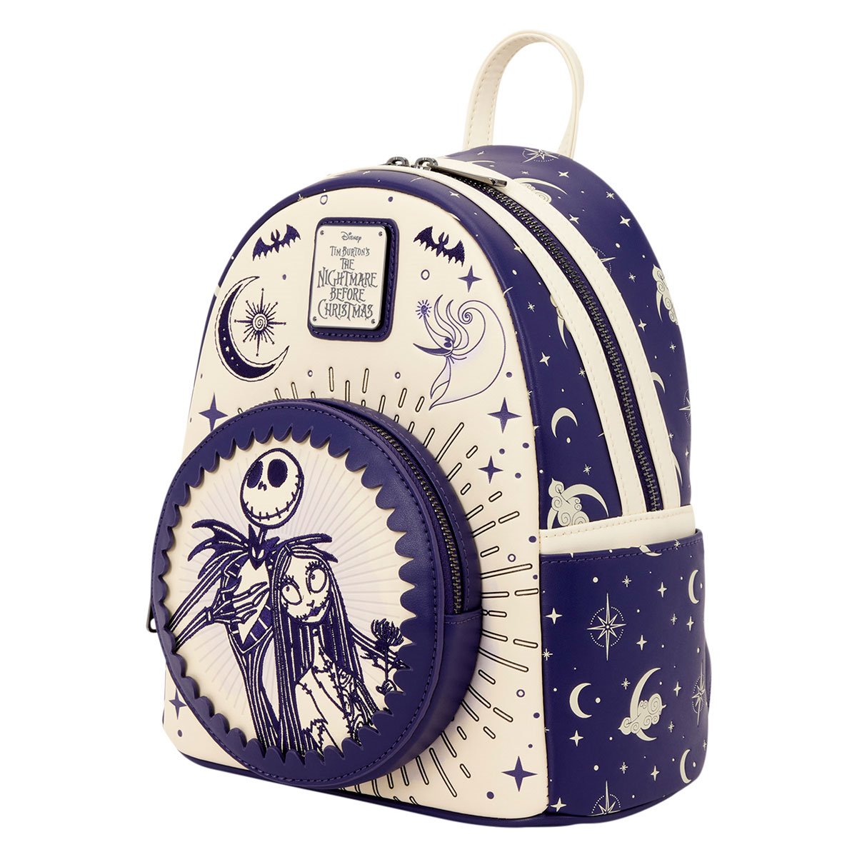 The Nightmare Before Christmas Jack Skellington and Sally Night Sky Mini-Backpack - Image 2