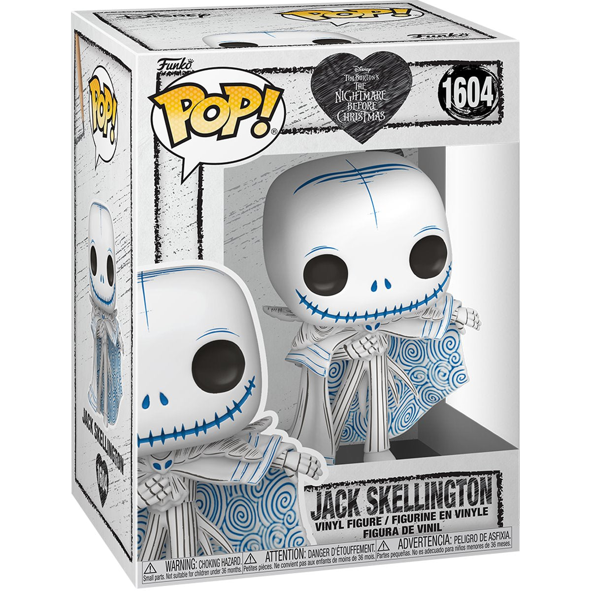 The Nightmare Before Christmas Jack Valentines Sketched Funko Pop! Vinyl Figure - Image 2