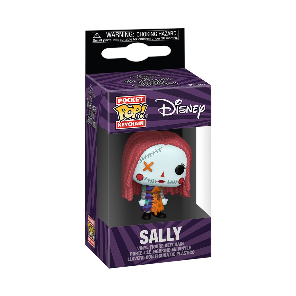 The Nightmare Before Christmas Patchwork Sally Funko Pocket Pop! Key Chain - Image 2
