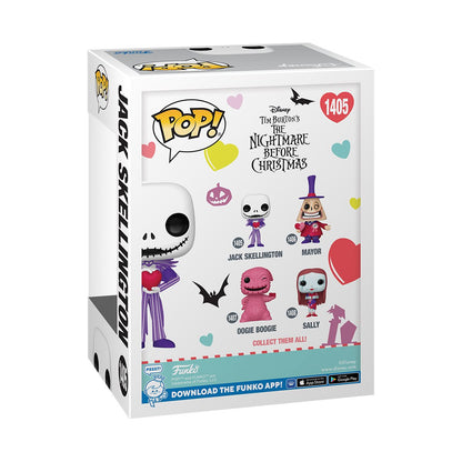 The Nightmare Before Christmas Valentines Jack Skellington Funko Pop! Vinyl Figure #1405 - Image 3