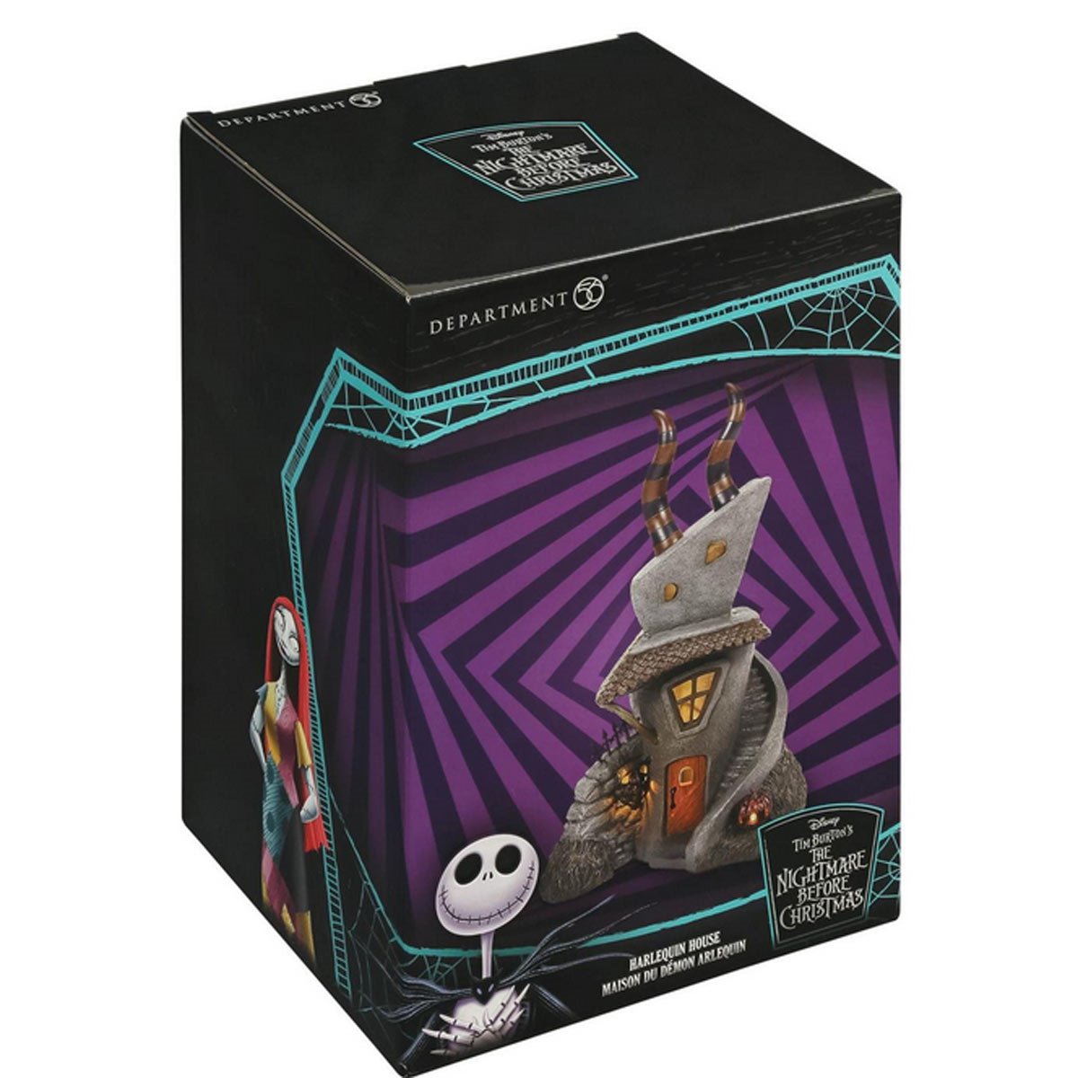 The Nightmare Before Christmas Village Harlequin House Statue - Image 5