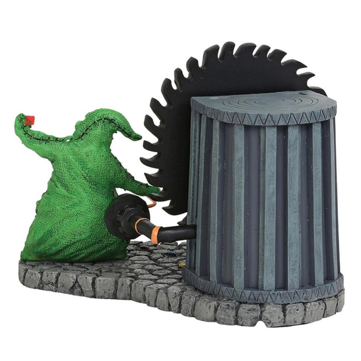 The Nightmare Before Christmas Village Oogie Boogie Gives a Spin Statue - Image 3