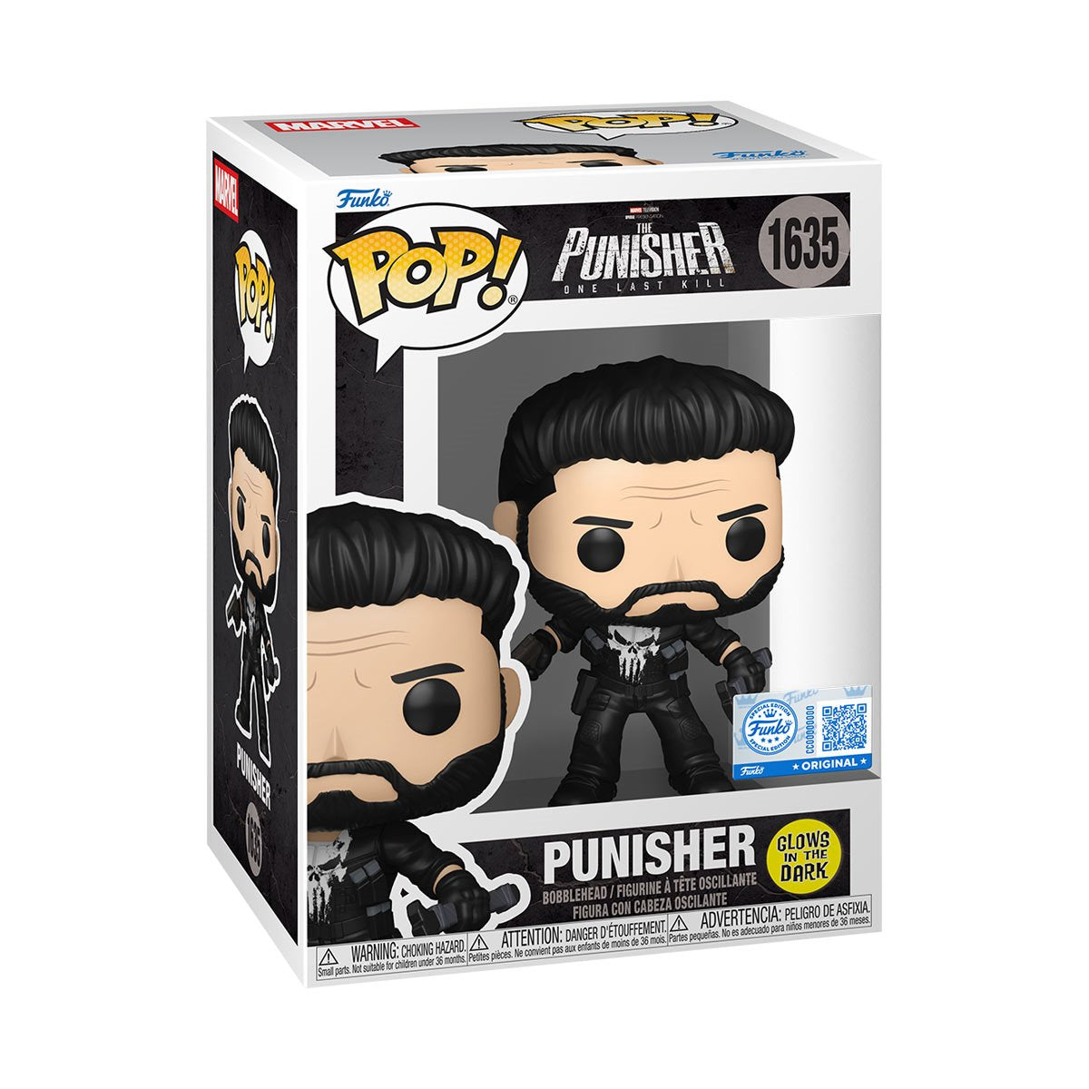 The Punisher: One Last Kill Punisher Glow-in-the-Dark Funko Pop! Vinyl Figure #1635