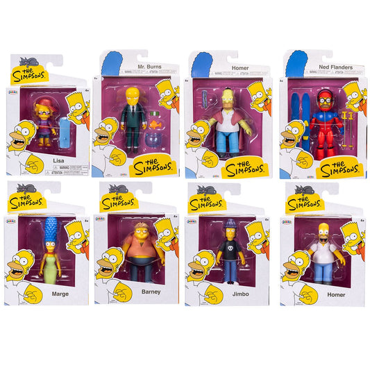 The Simpsons 5-Inch Wave 6 Action Figure Case of 6