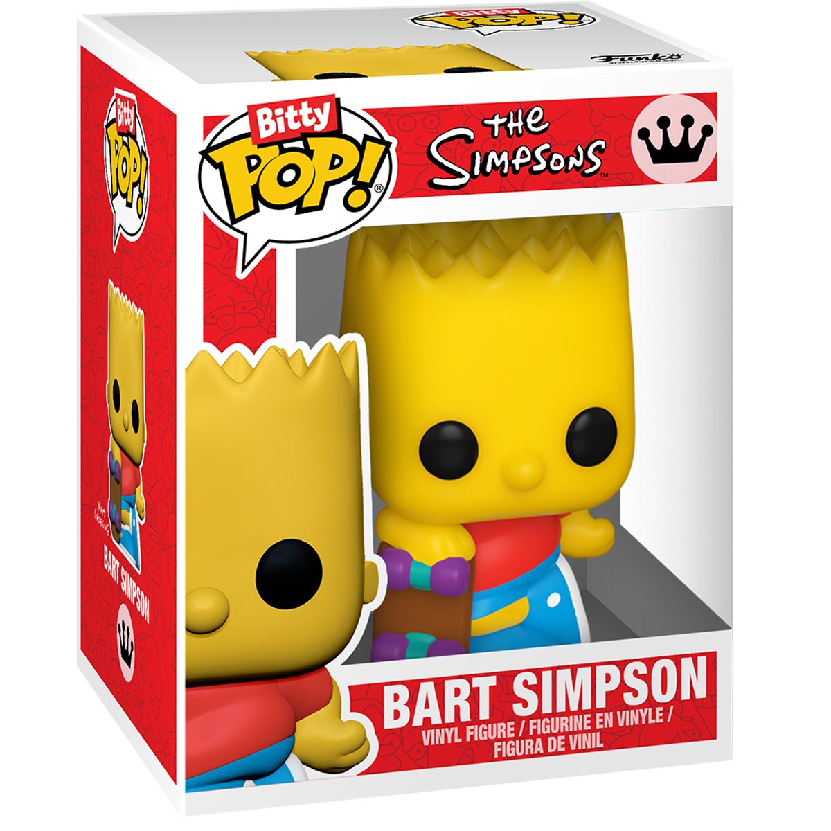The Simpsons Bart Simpson and Mr. Burns Funko Bitty Pop! Mini-Figure 2-Pack - Image 3