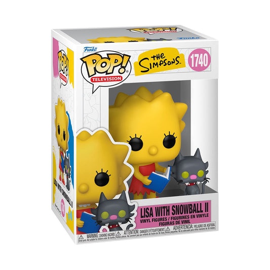 The Simpsons Lisa with Snowball II Funko Pop! Vinyl Figure and Pop! Buddy #1740