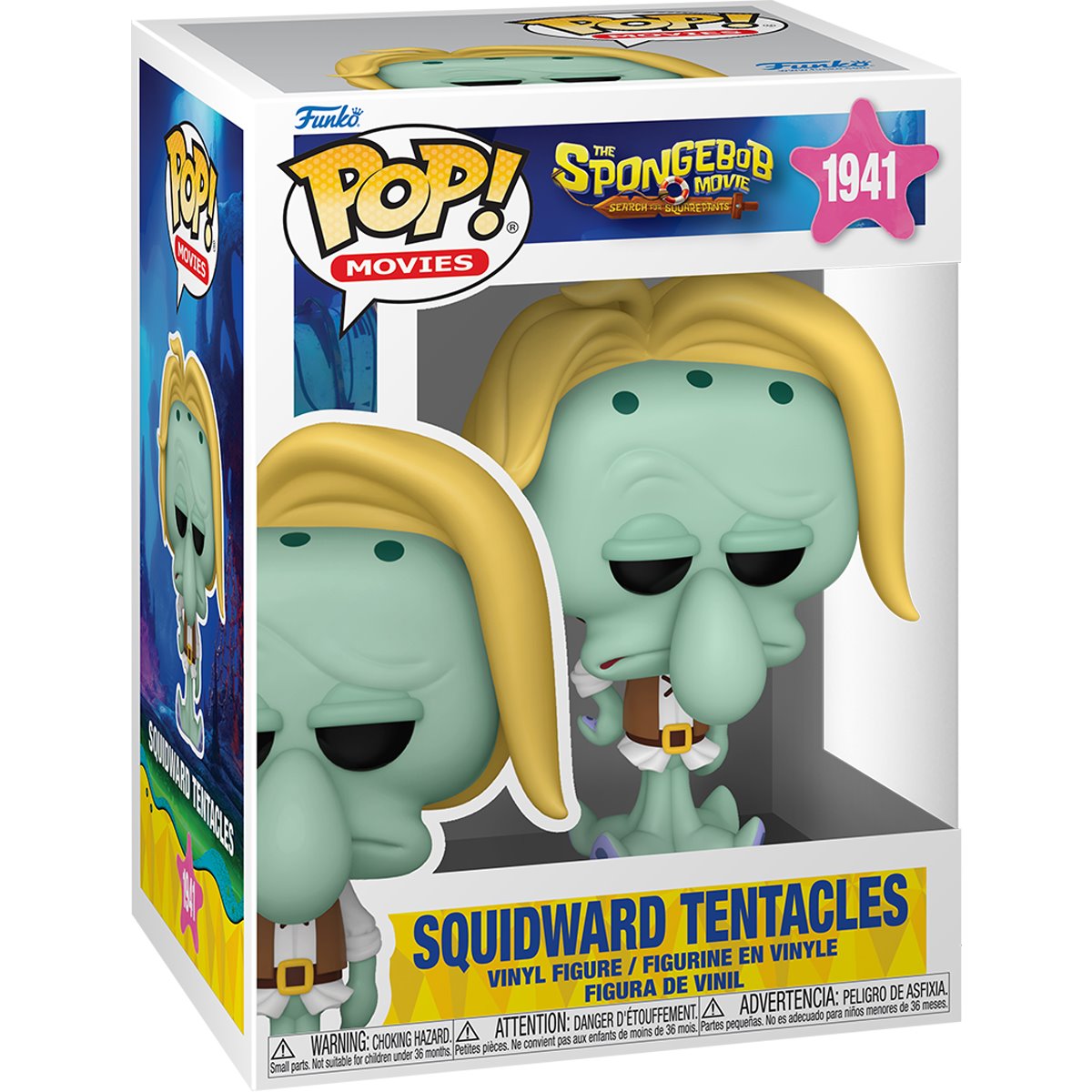 The SpongeBob Movie: Search for SquarePants Squidward Tentacles Funko Pop! Vinyl Figure #1941 - Image 2