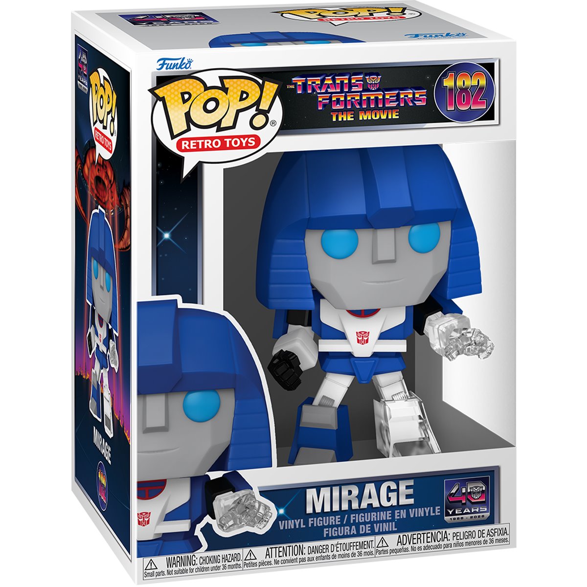 The Transformers: The Movie Mirage Funko Pop! Vinyl Figure #182 - Image 2