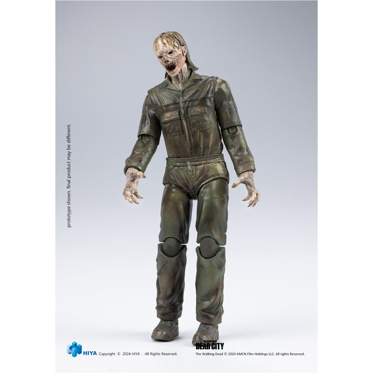 The Walking Dead: Daryl Dixon Dark Eyes Walker Exquisite Mini Series 1:18 Scale Action Figure - Image 7