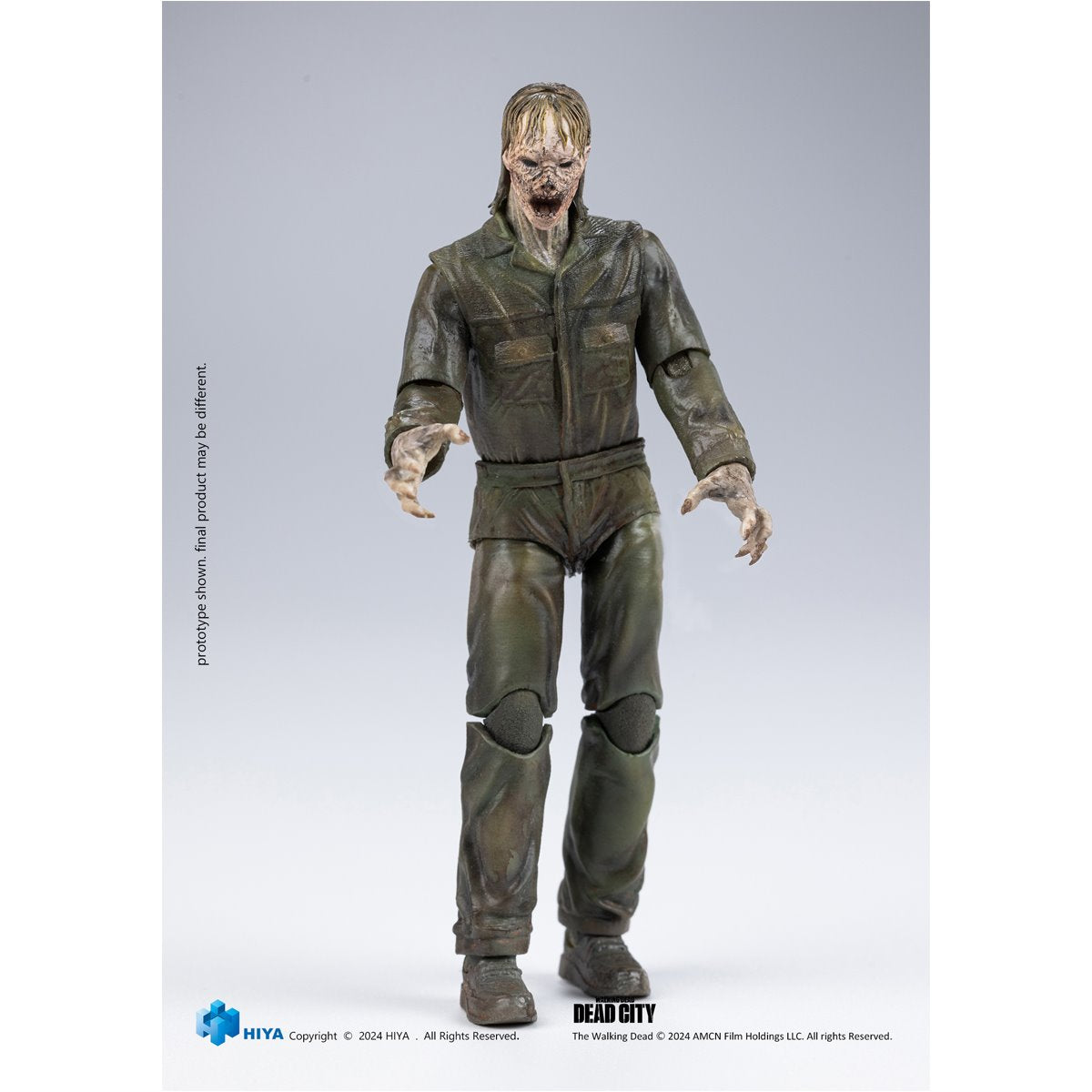 The Walking Dead: Daryl Dixon Dark Eyes Walker Exquisite Mini Series 1:18 Scale Action Figure - Image 8