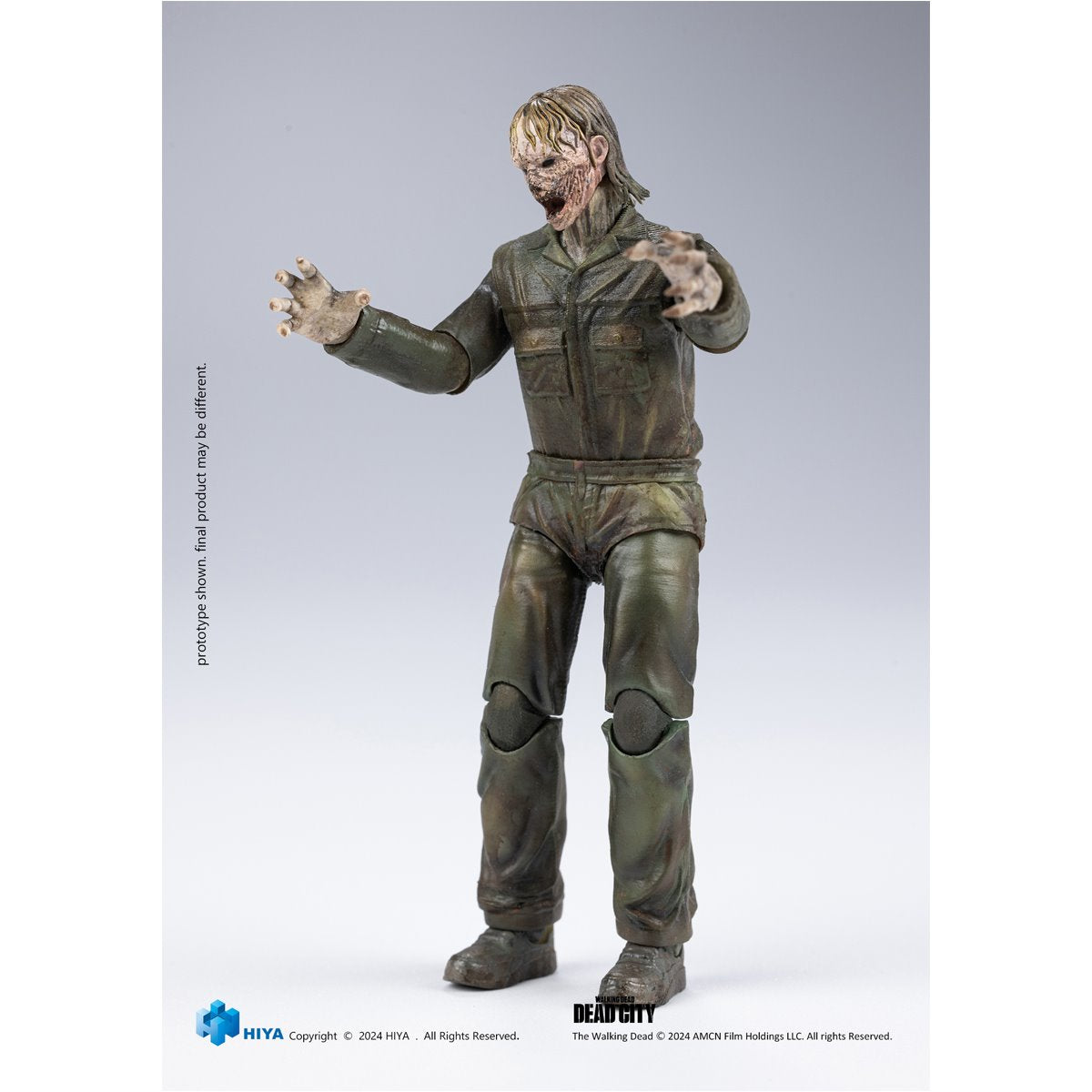 The Walking Dead: Daryl Dixon Dark Eyes Walker Exquisite Mini Series 1:18 Scale Action Figure - Image 9