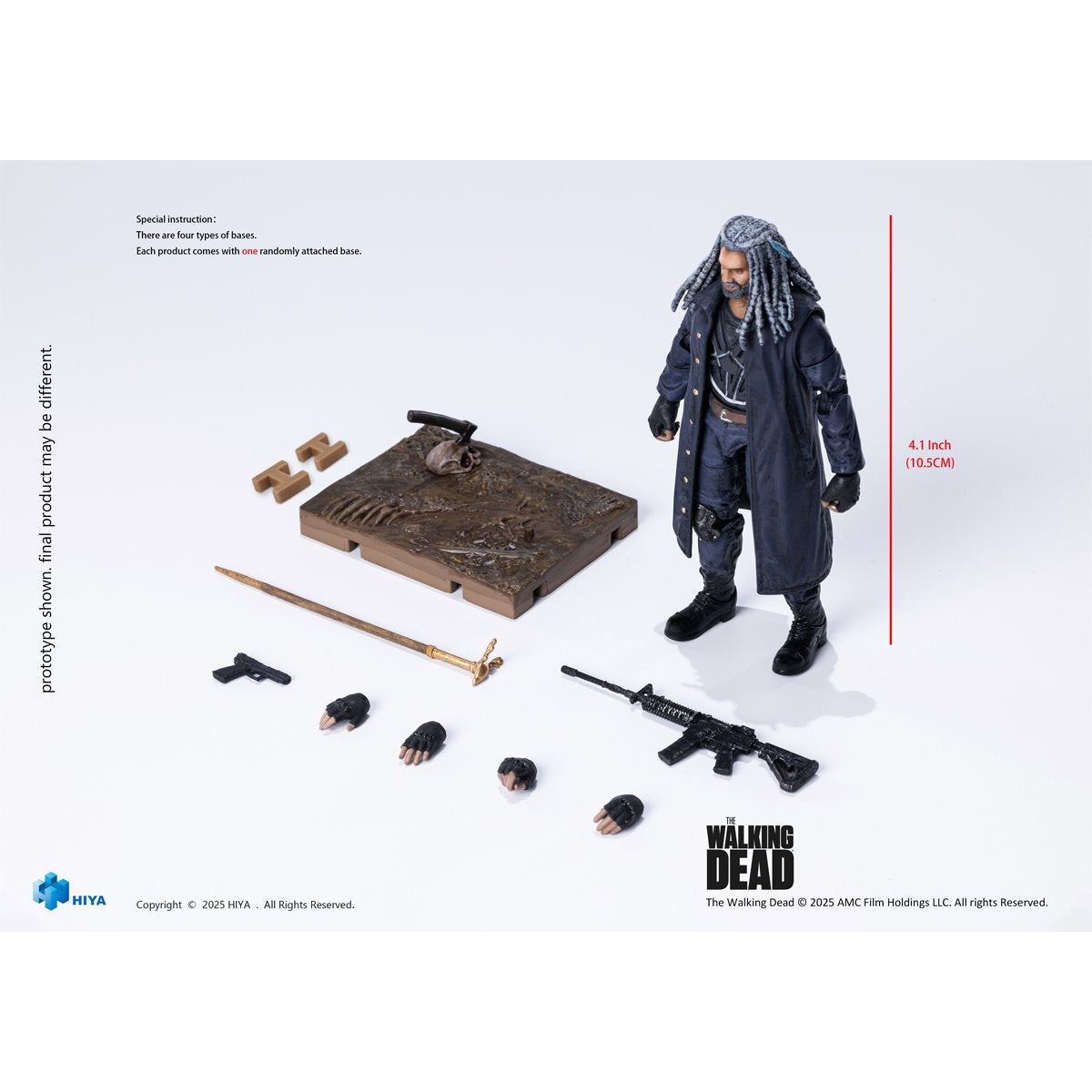 The Walking Dead Ezekiel Exquisite Mini Series 1:18 Scale Action Figure - Image 2