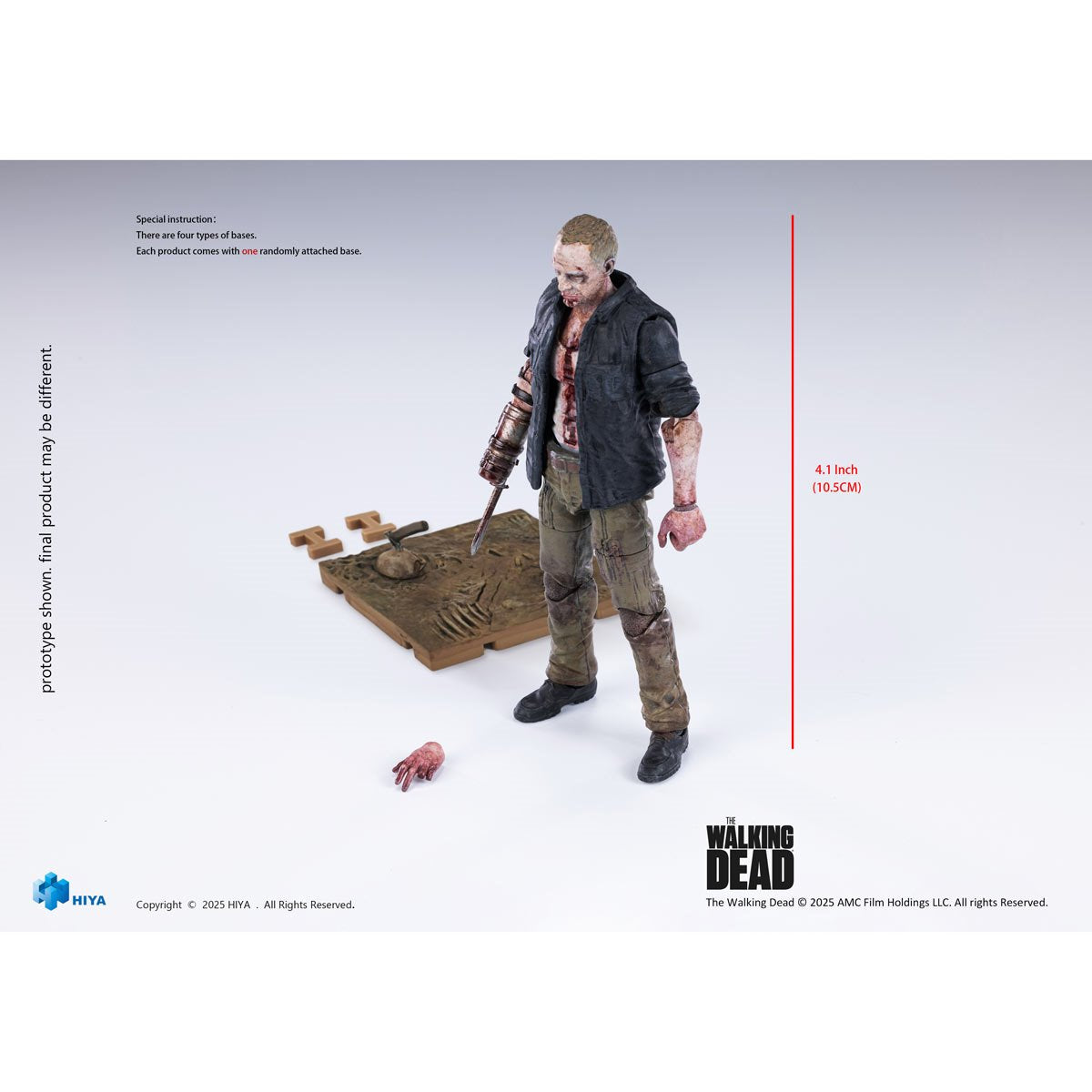 The Walking Dead Merle Walker Version Exquisite Mini Series 1:18 Scale Action Figure - Image 2