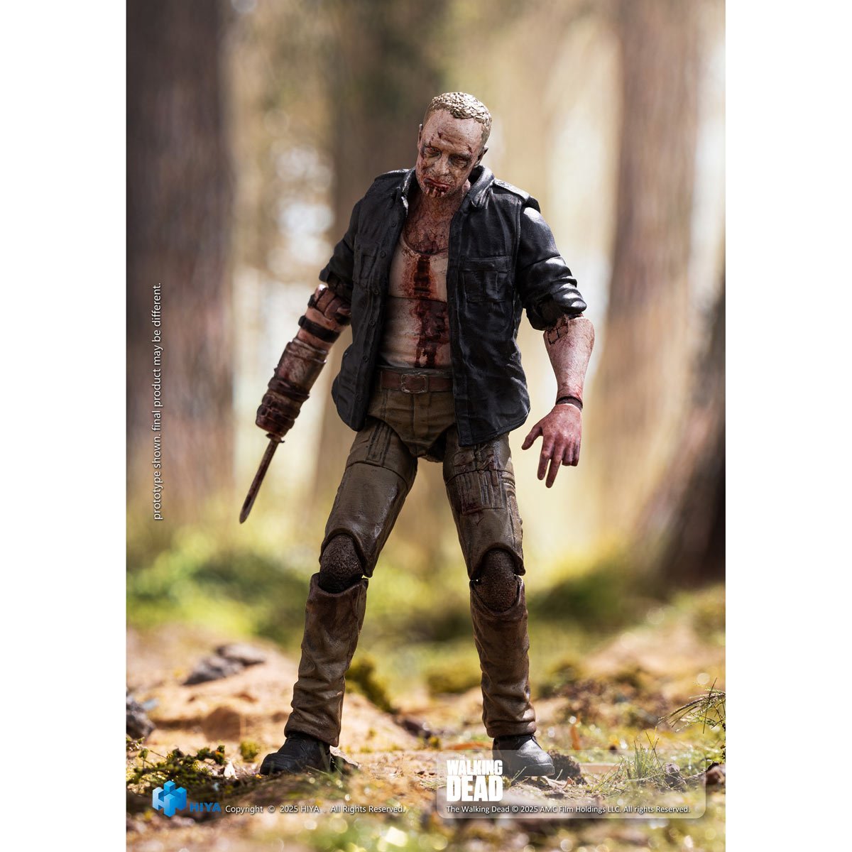 The Walking Dead Merle Walker Version Exquisite Mini Series 1:18 Scale Action Figure - Image 6