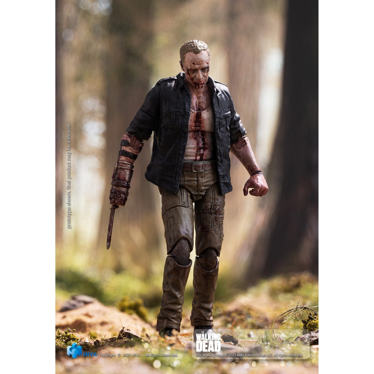 The Walking Dead Merle Walker Version Exquisite Mini Series 1:18 Scale Action Figure - Image 8