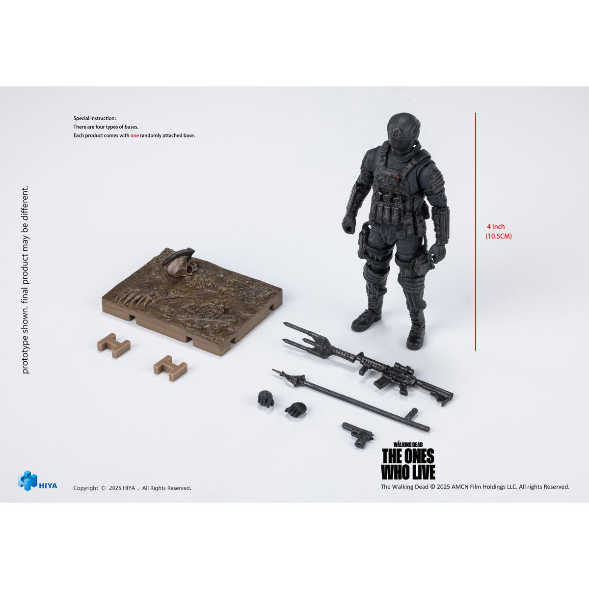 The Walking Dead The Ones Who Lived CRM Soldier Exquisite Mini Series 1:18 Scale Action Figure - Image 2
