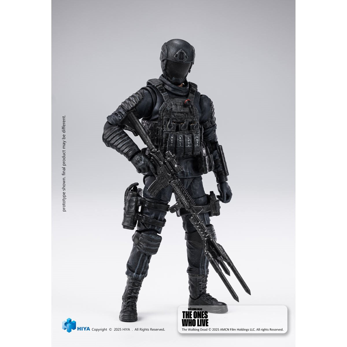 The Walking Dead The Ones Who Lived CRM Soldier Exquisite Mini Series 1:18 Scale Action Figure - Image 4