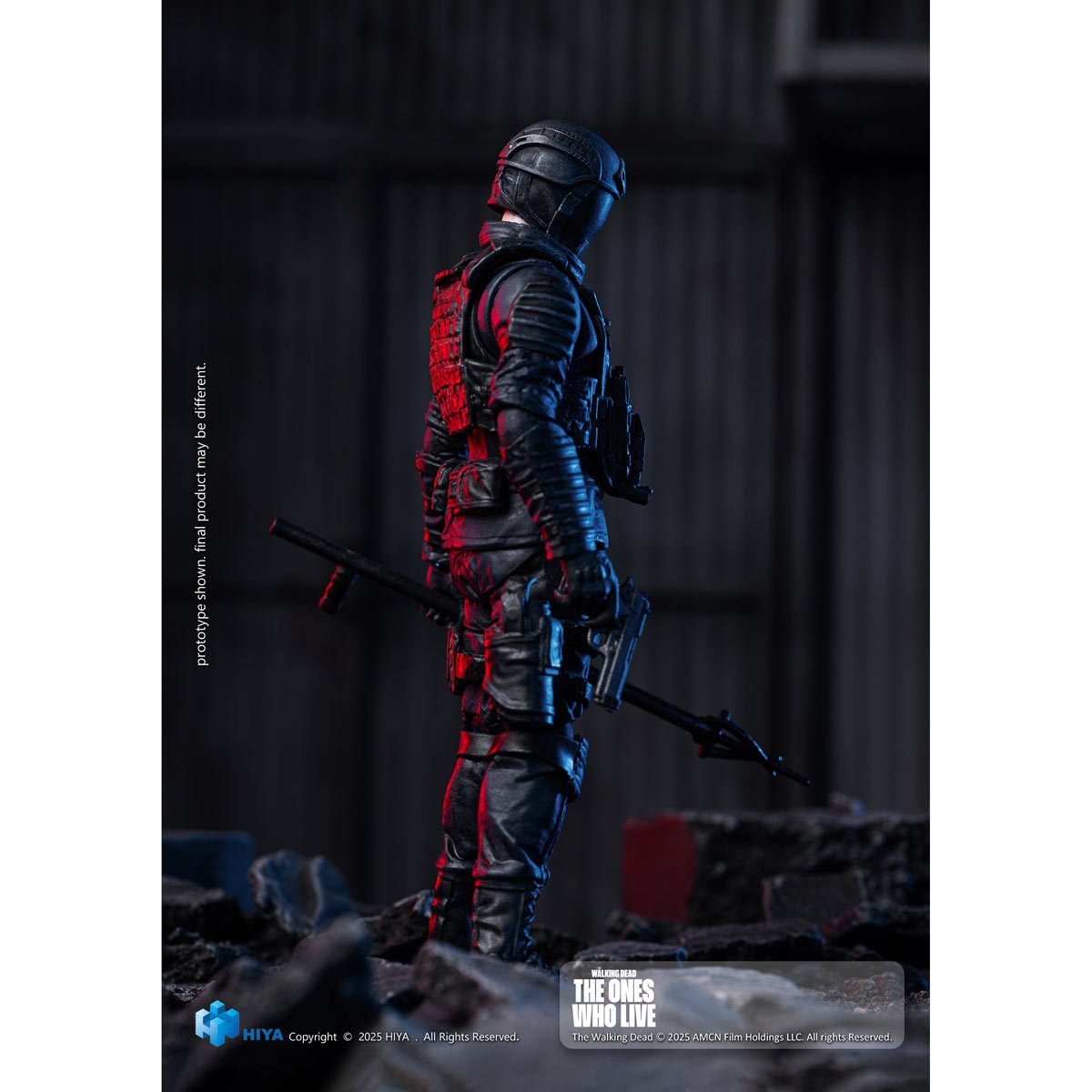 The Walking Dead The Ones Who Lived CRM Soldier Exquisite Mini Series 1:18 Scale Action Figure - Image 6