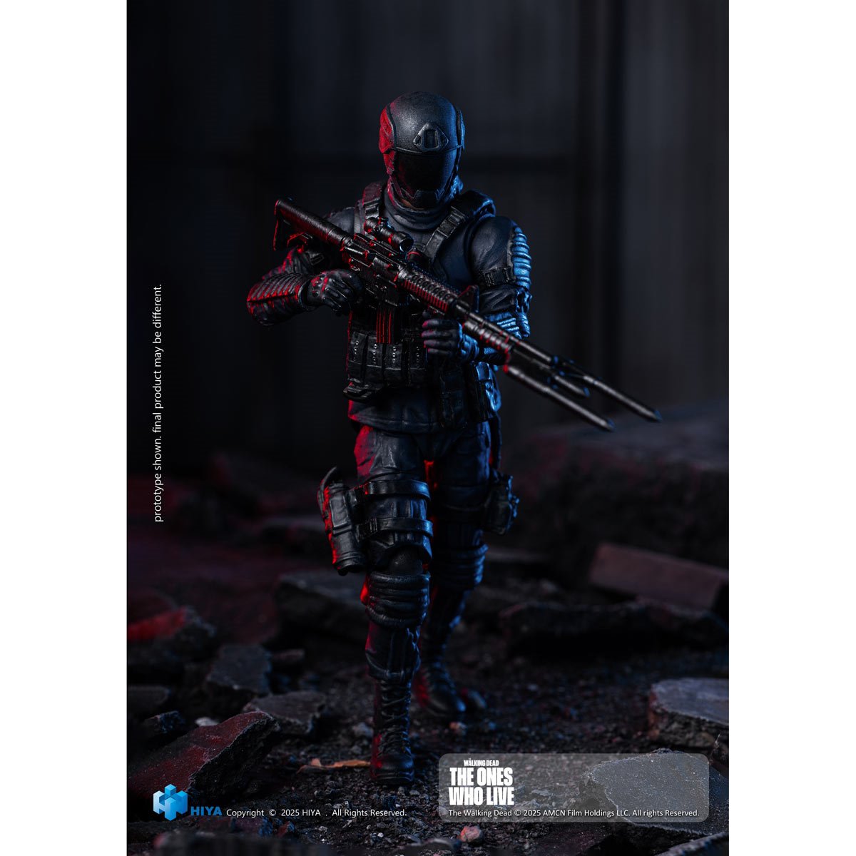 The Walking Dead The Ones Who Lived CRM Soldier Exquisite Mini Series 1:18 Scale Action Figure - Image 9