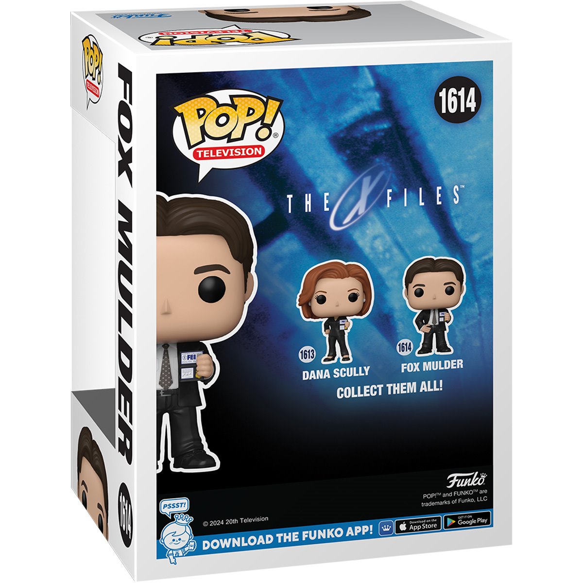 The X-Files Fox Mulder Funko Pop! Vinyl Figure #1614 - Image 3