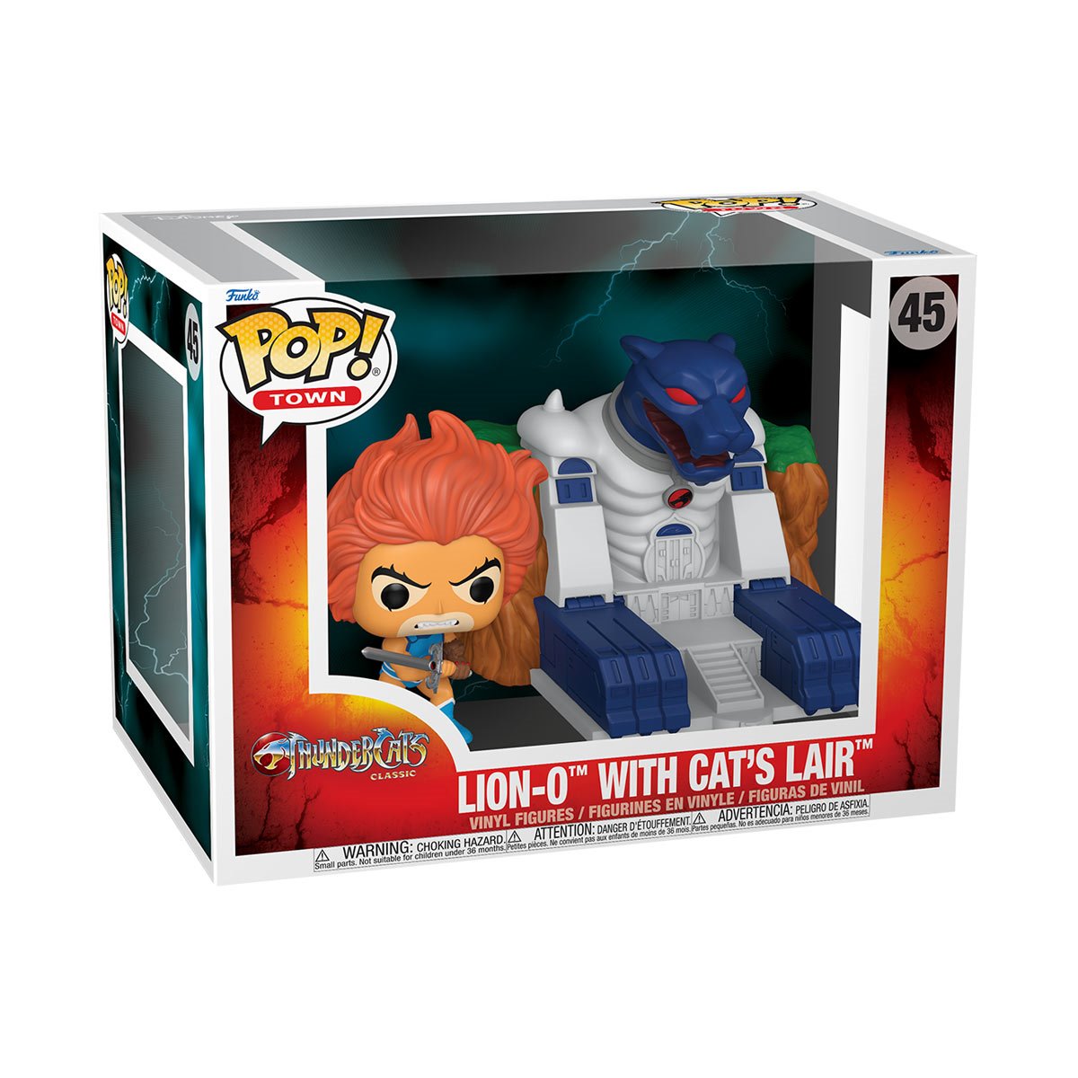 ThunderCats Lion-O with Cat's Lair Funko Pop! Town #45 - Image 2