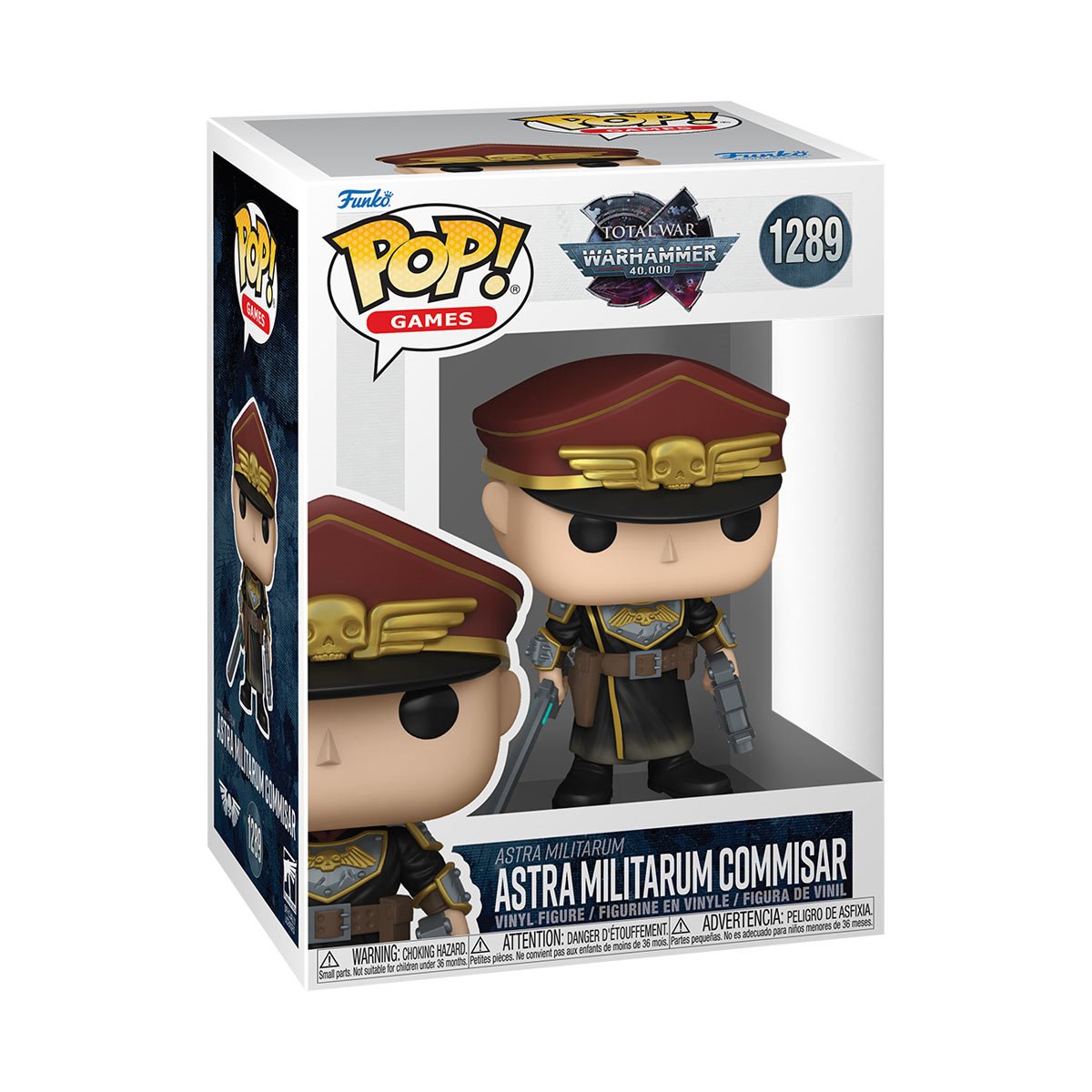 Total War: WARHAMMER 40,000 Astra Militarum Commisar Funko Pop! Vinyl Figure #1289 - Image 2