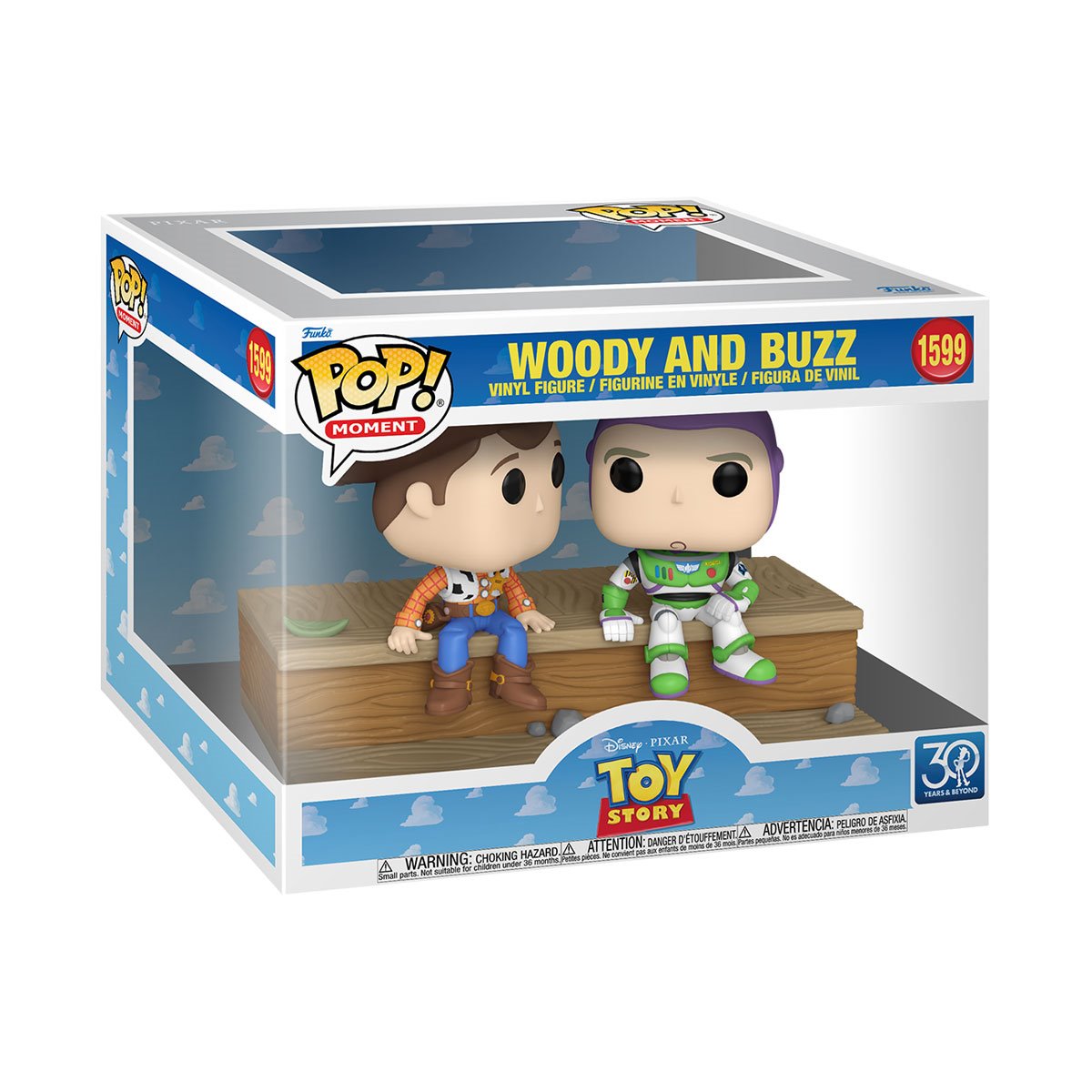 Toy Story 30th Anniversary Woody and Buzz Funko Pop! Moment #1599 - Image 2