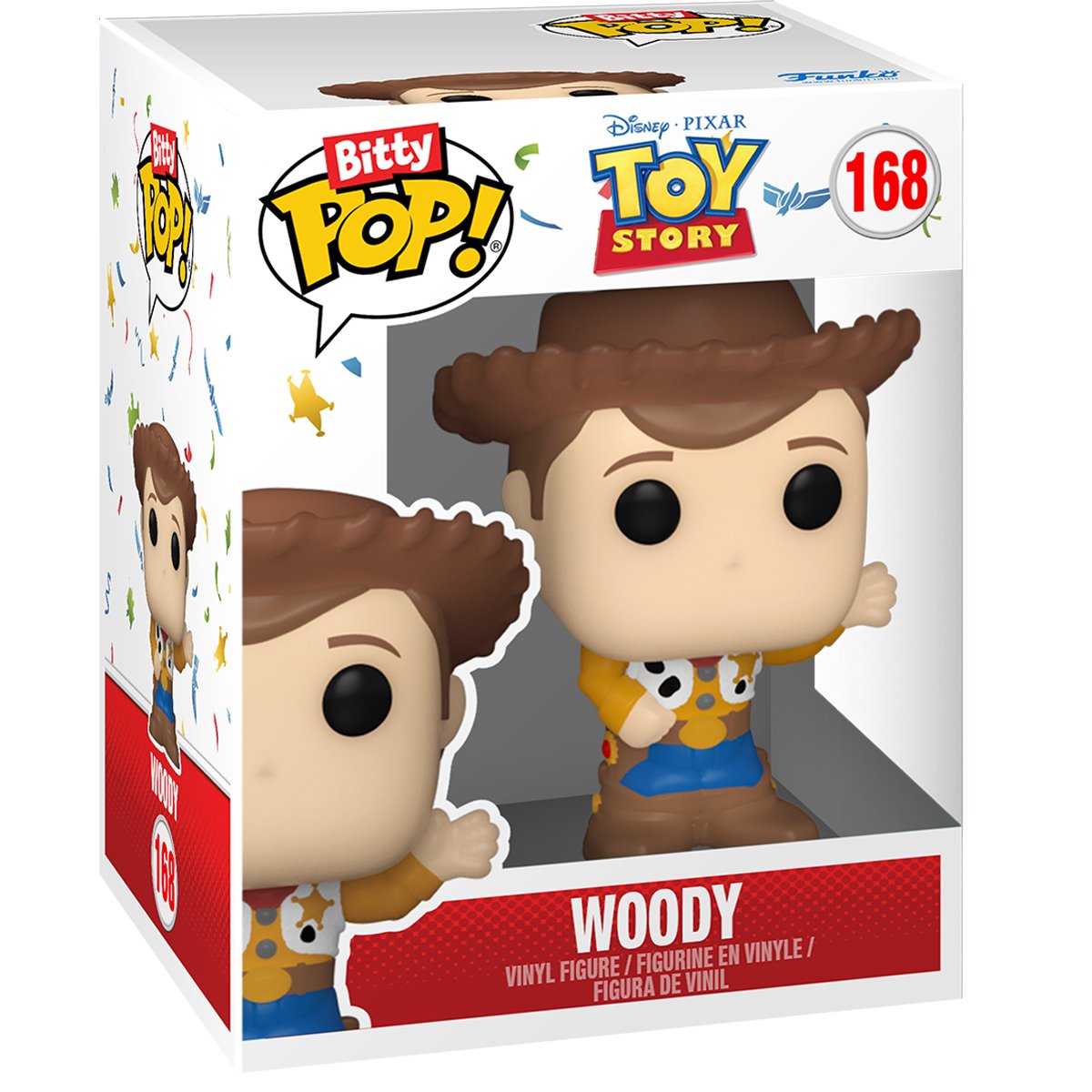 Toy Story Woody and Buzz Lightyear Funko Bitty Pop! Mini-Figure 2-Pack - Image 3